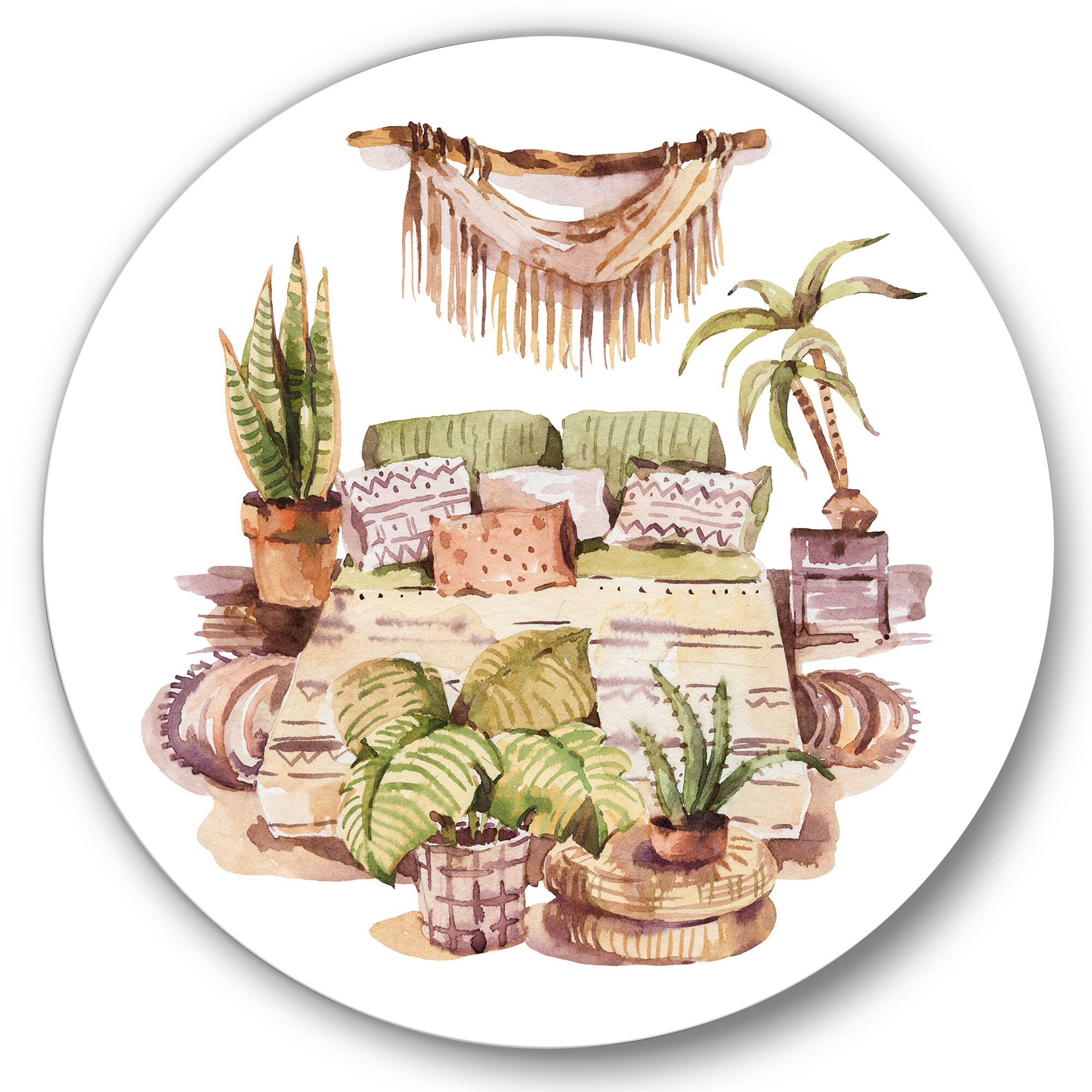 Designart - Indoor House Plants Urban Jungle IV